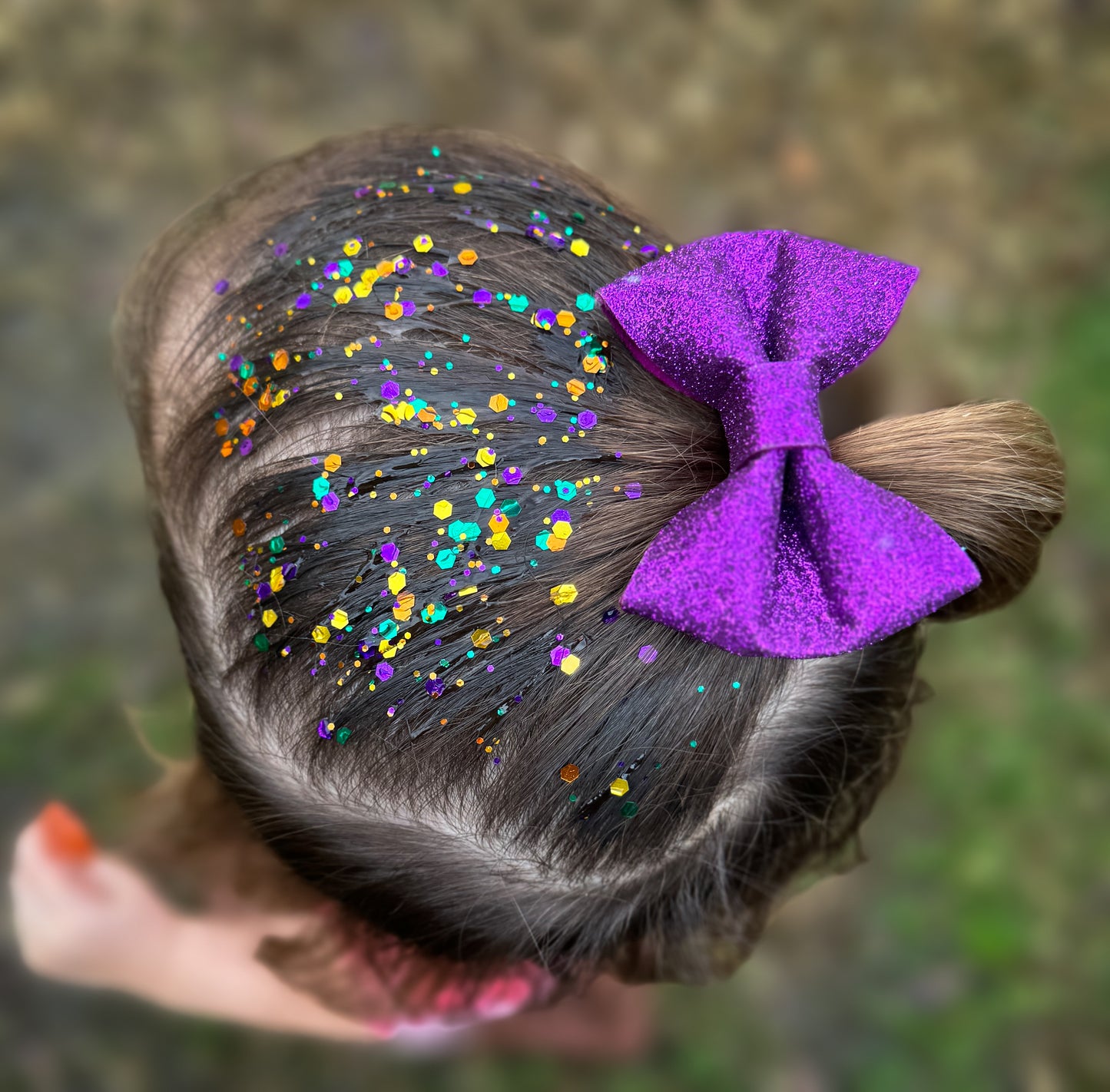 King Cake Hair Glitter