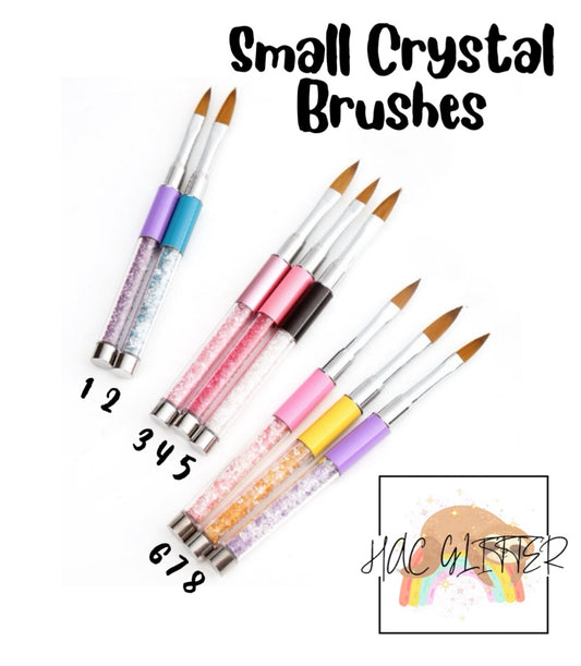 Small Crystal Hair Glitter Brush