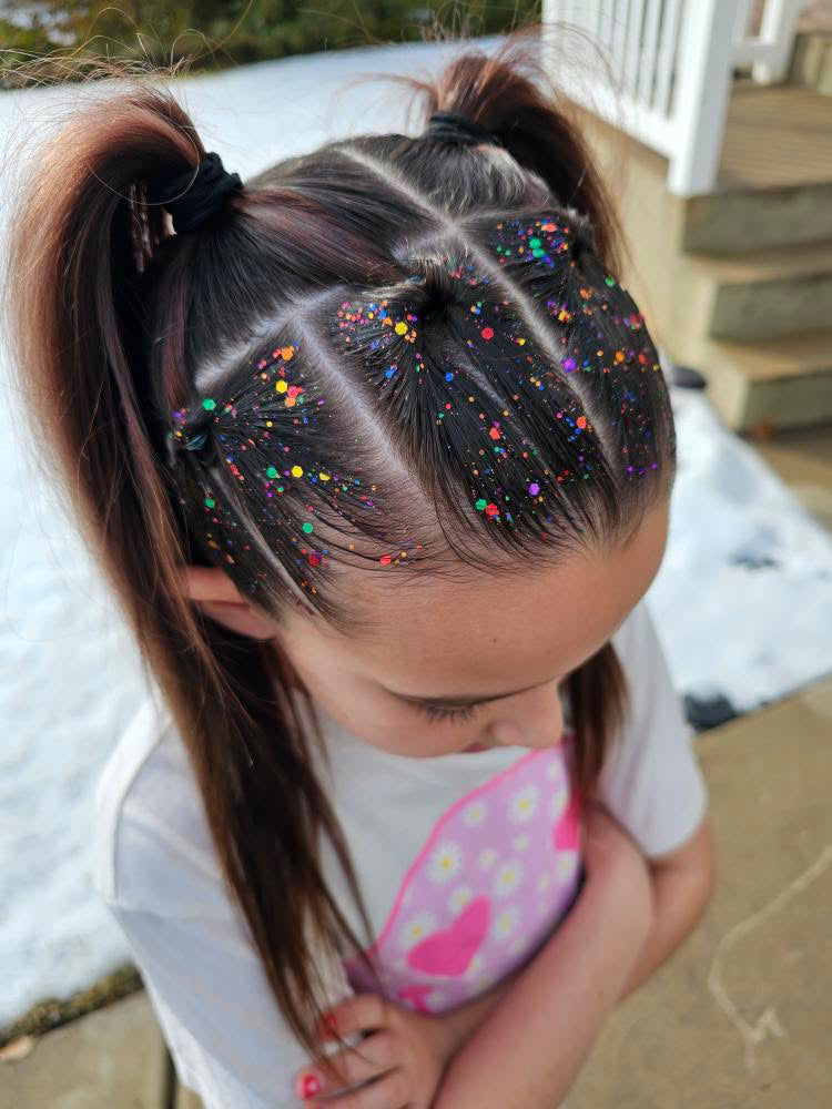 Rainbow Crush Hair Glitter