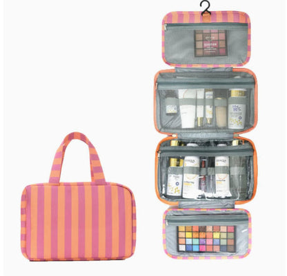 Peronalized Stripe Make Up Bag