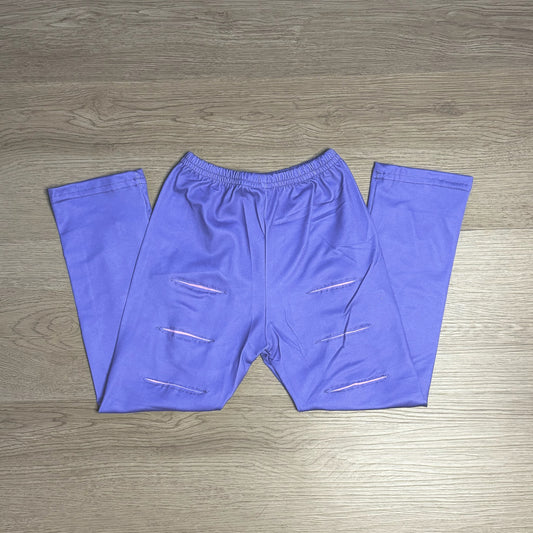 Purple Peek A Boo Pink Leggings