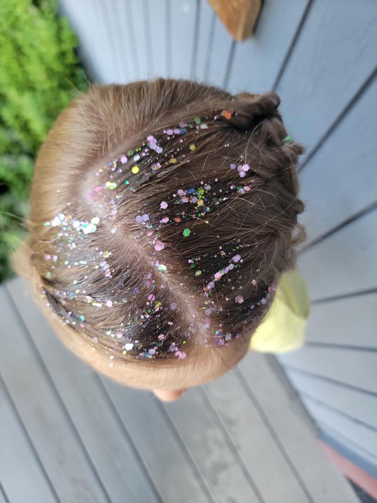 Girl Power Hair Glitter Stack