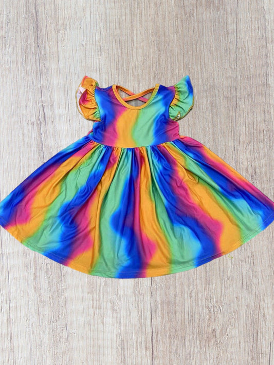 Neon Tie Dye Dress