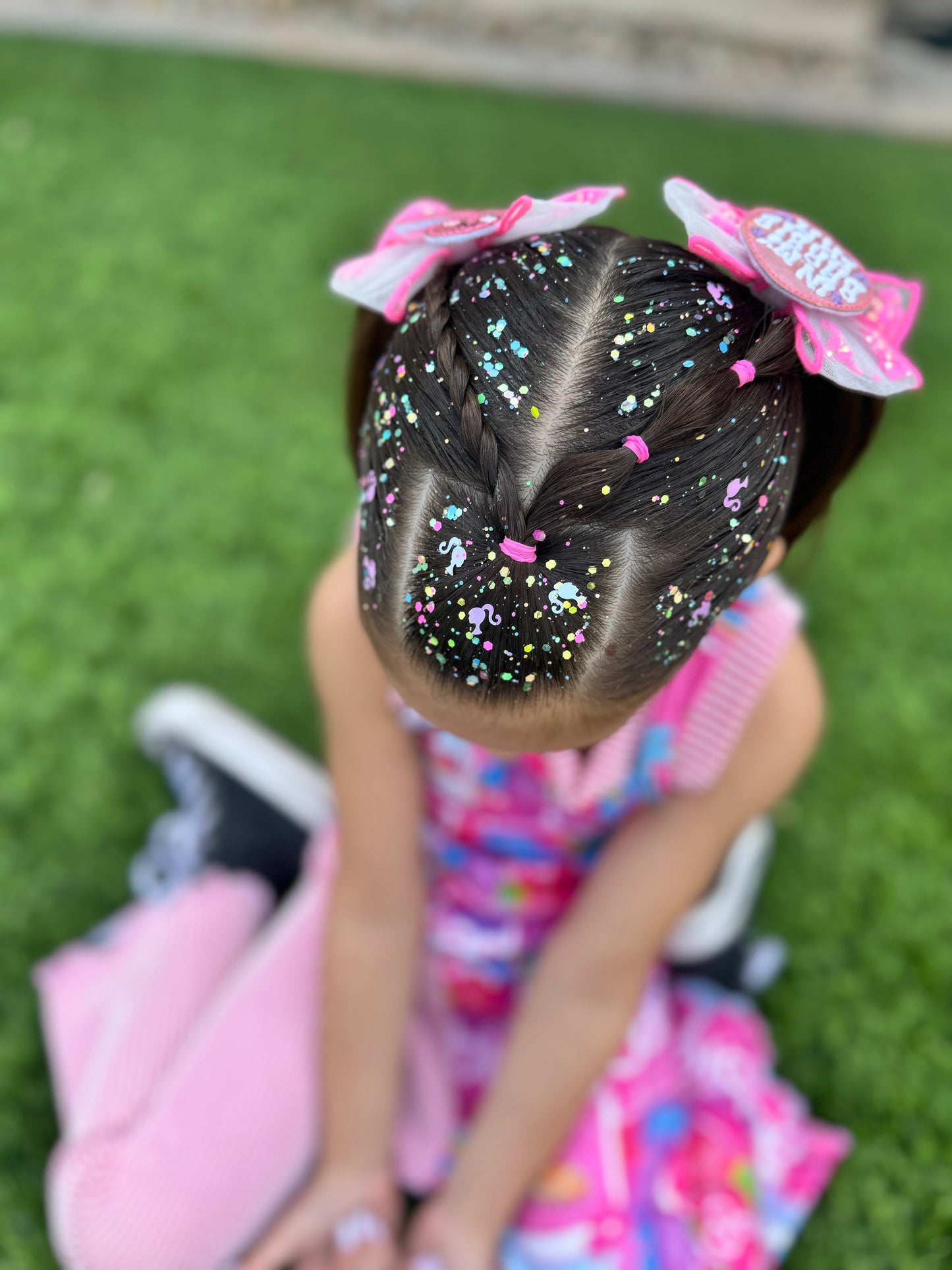 Malibu Barbie Hair Glitter