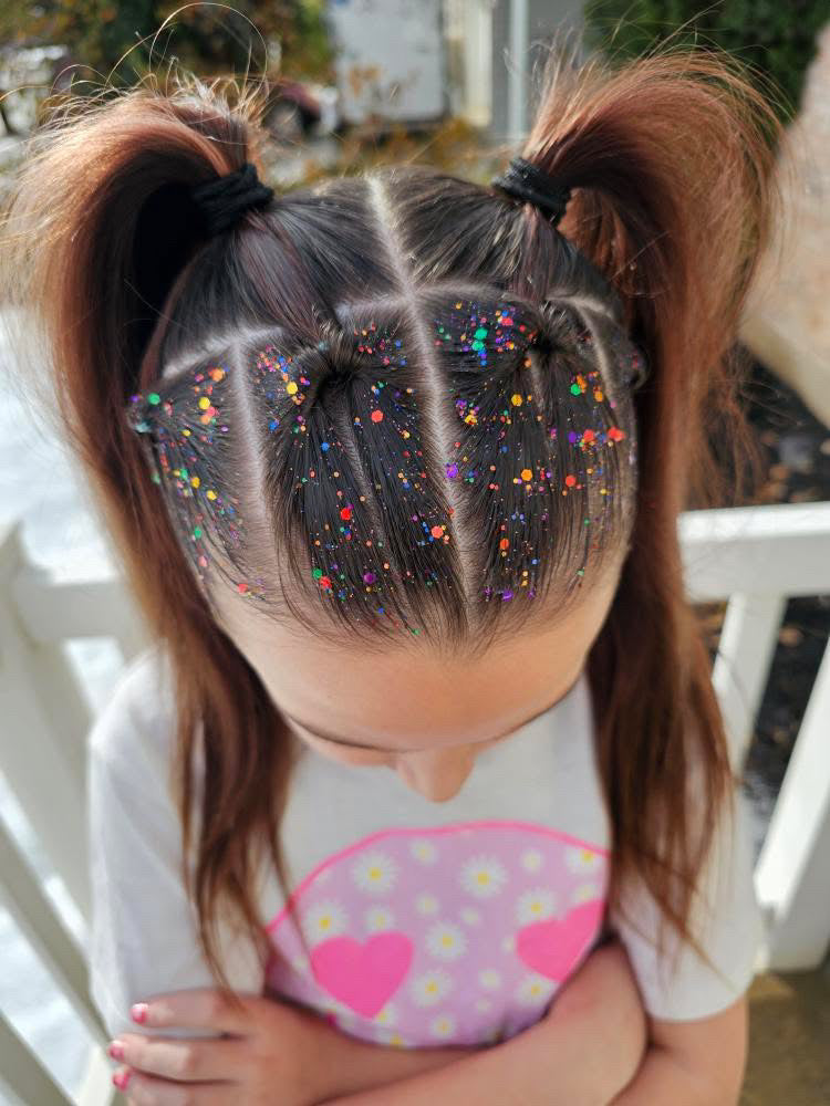 Rainbow Crush Hair Glitter