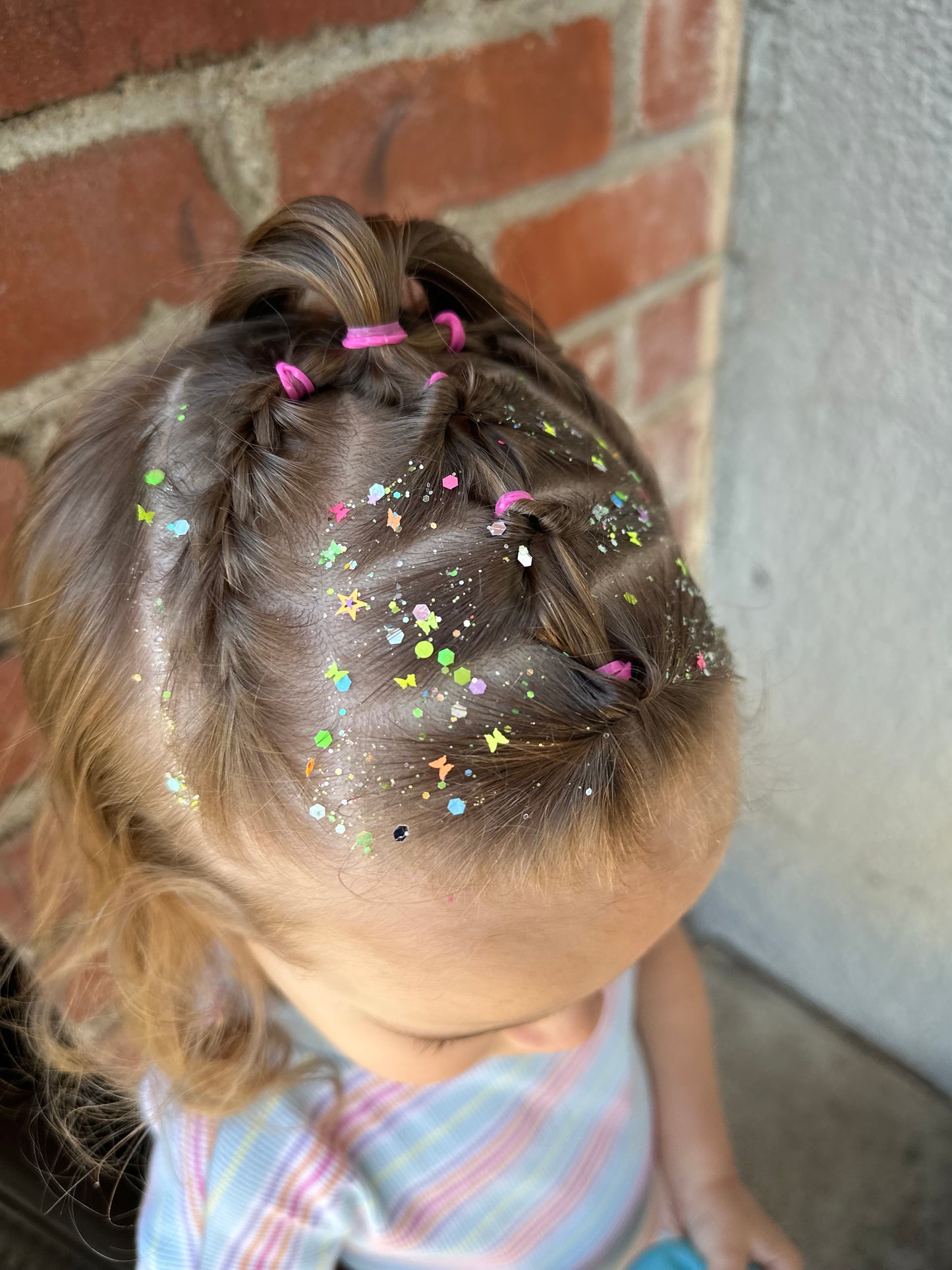 Neon Festival Hair Glitter
