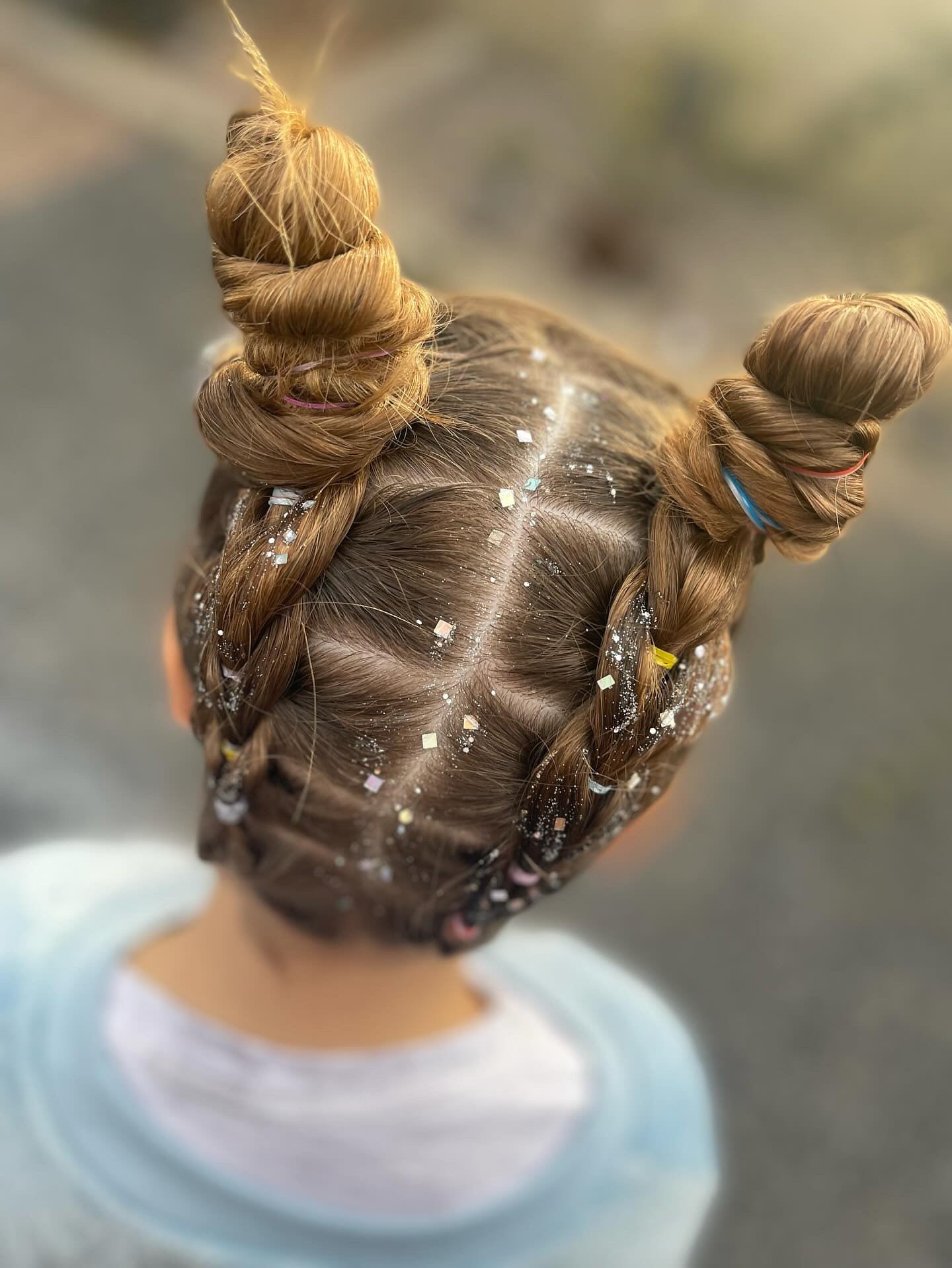 Bomb Pop Hair Glitter Stack