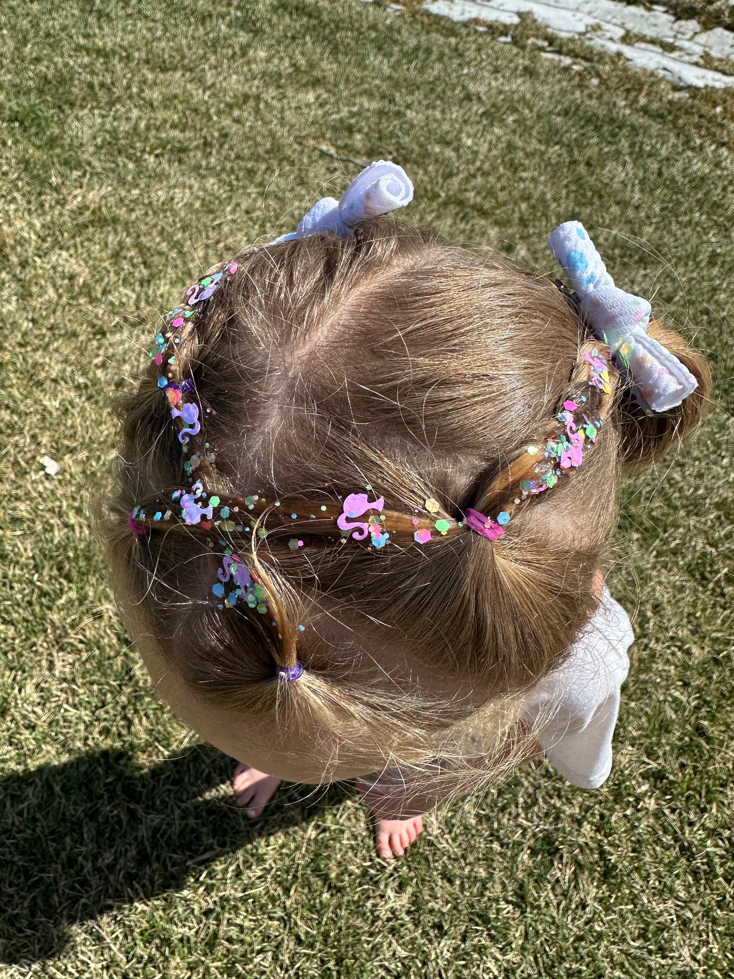 Malibu Barbie Hair Glitter