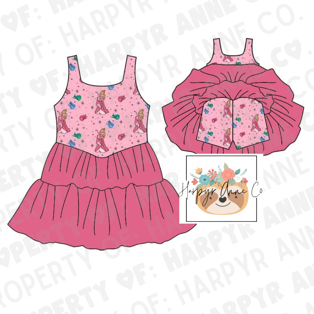 Sleeping Princess Skirted Romper