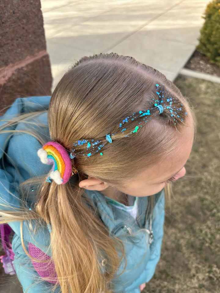 Jellybean Hair Glitter Stack