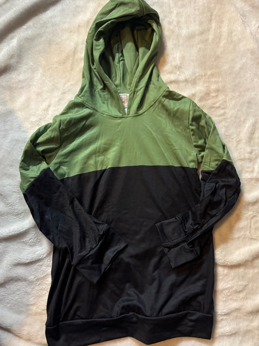 Green/Black Hoodie