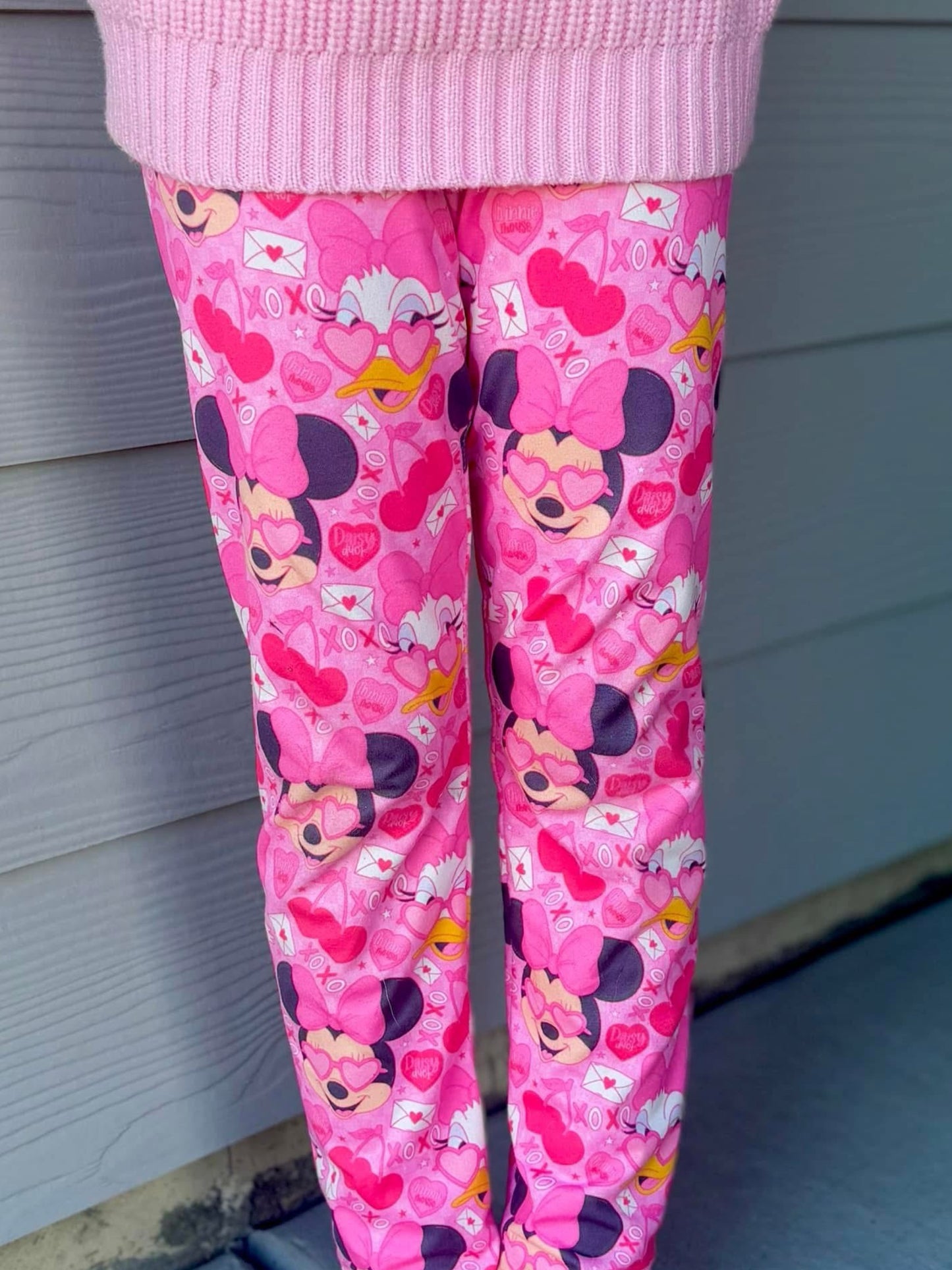 Pink Mouse Love Leggings