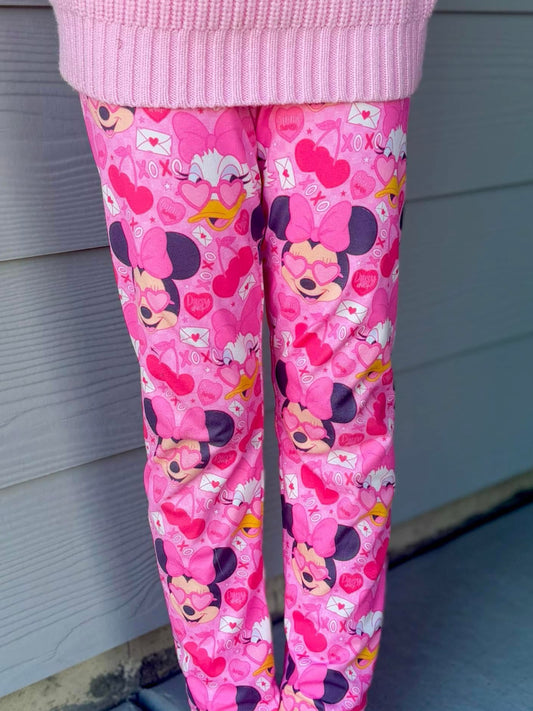 Pink Mouse Love Leggings