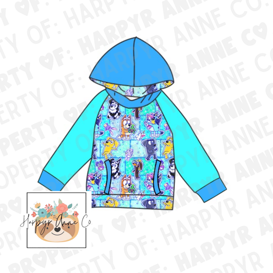 Blue Dog Hoodie FGF