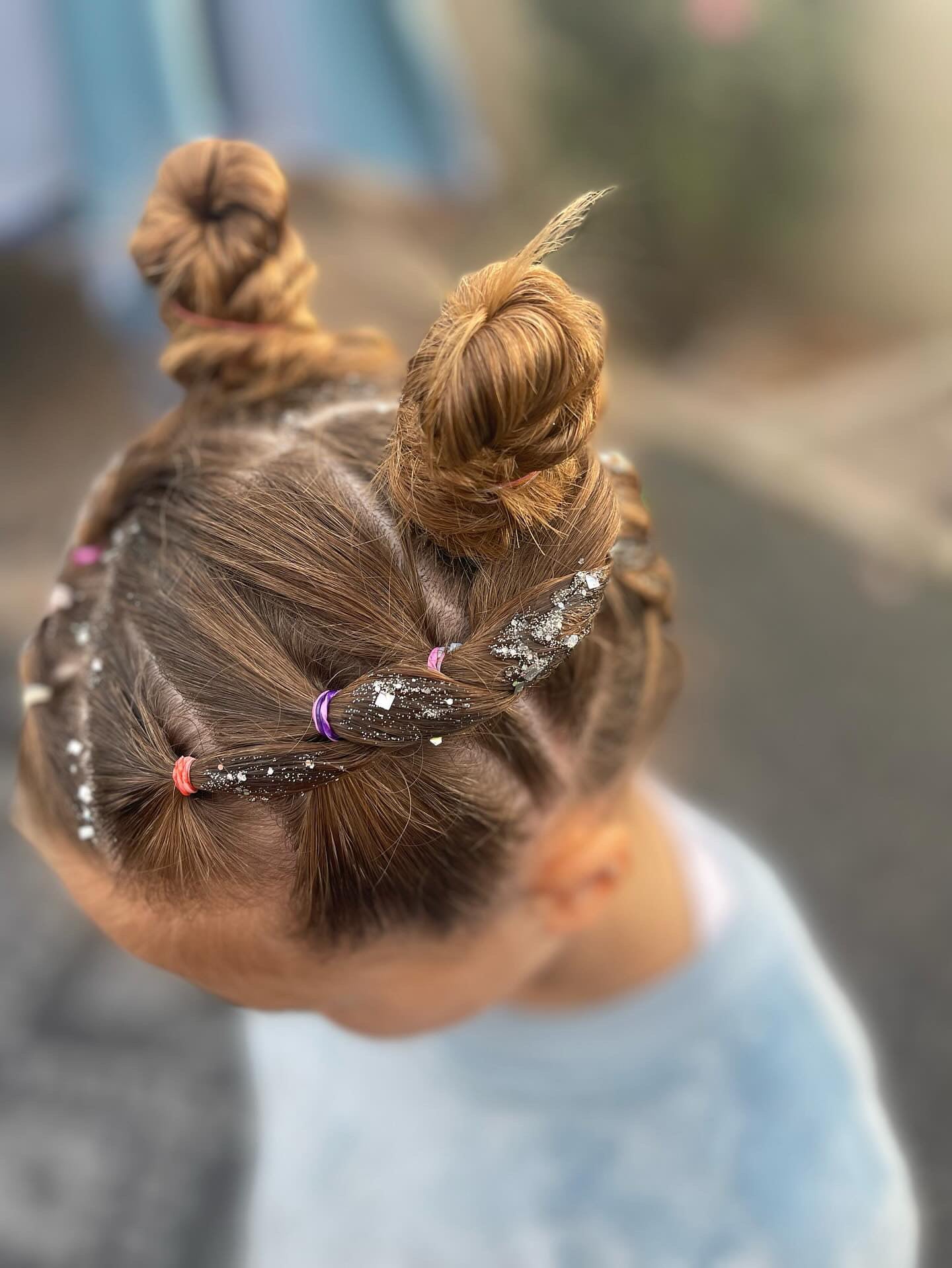 Bomb Pop Hair Glitter Stack