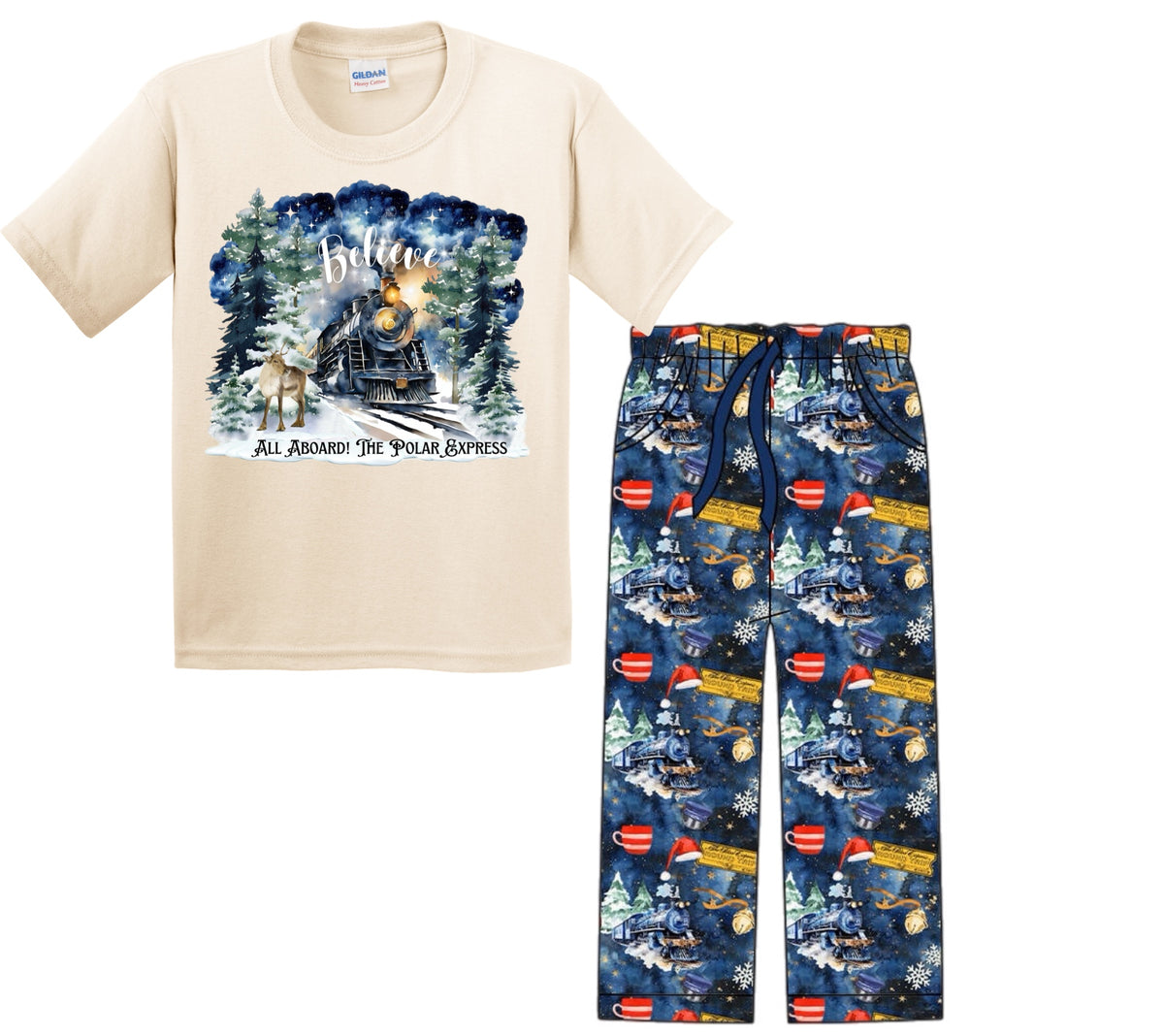 Train Family Pajamas