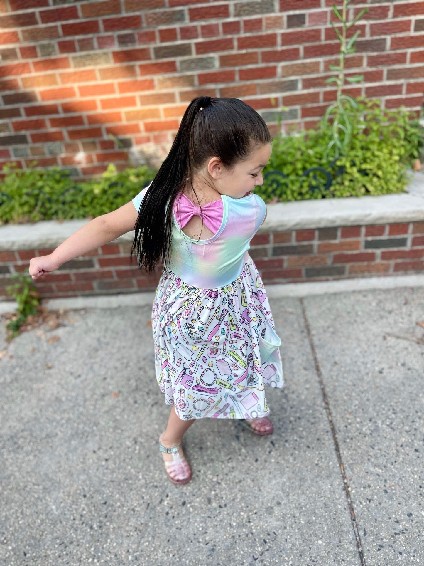 Pastel School Girl Twirl Dress