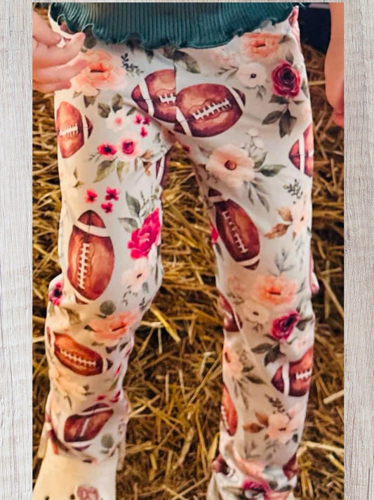 Floral Football Legging