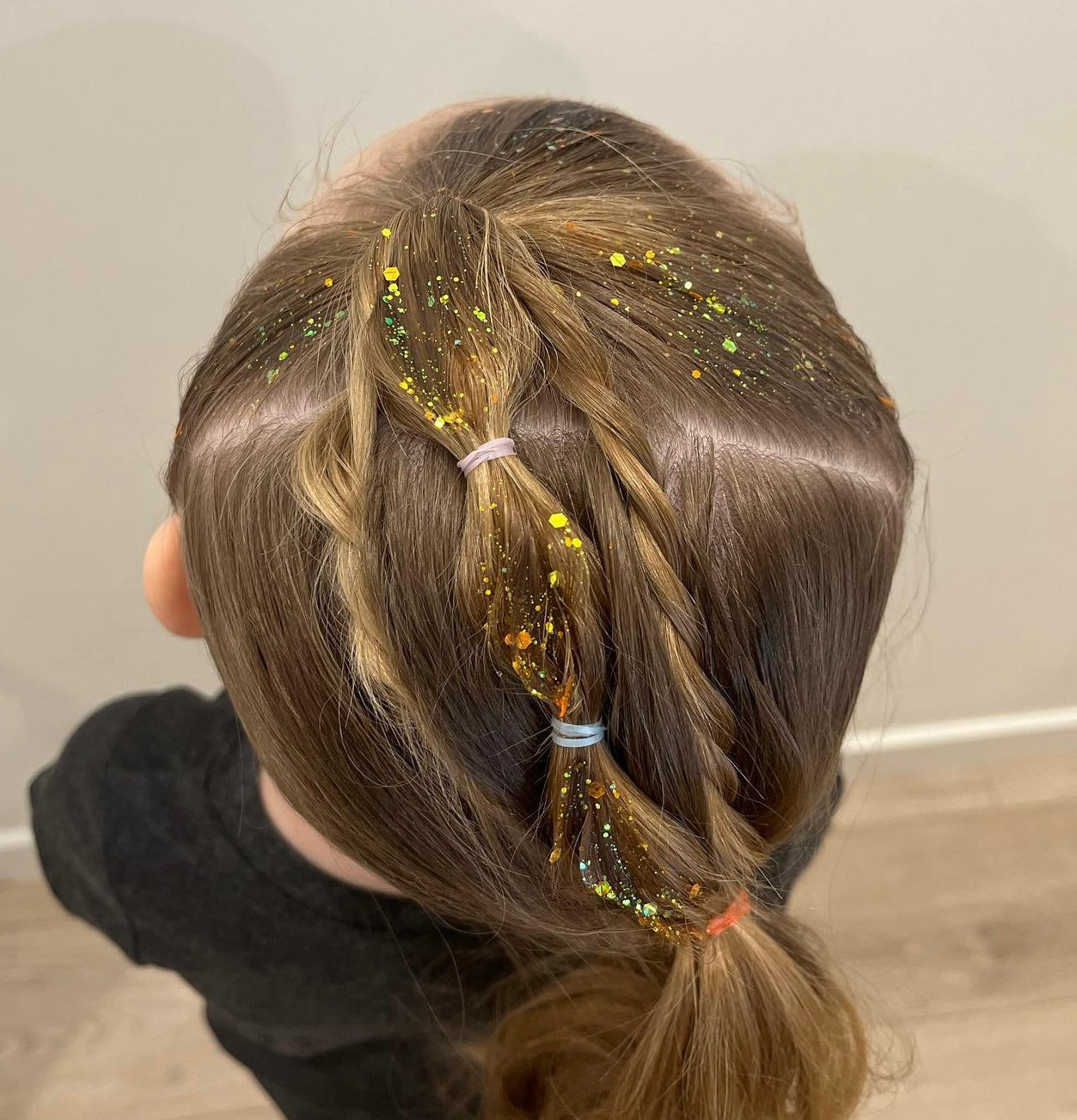 High Voltage Hair Glitter Stack