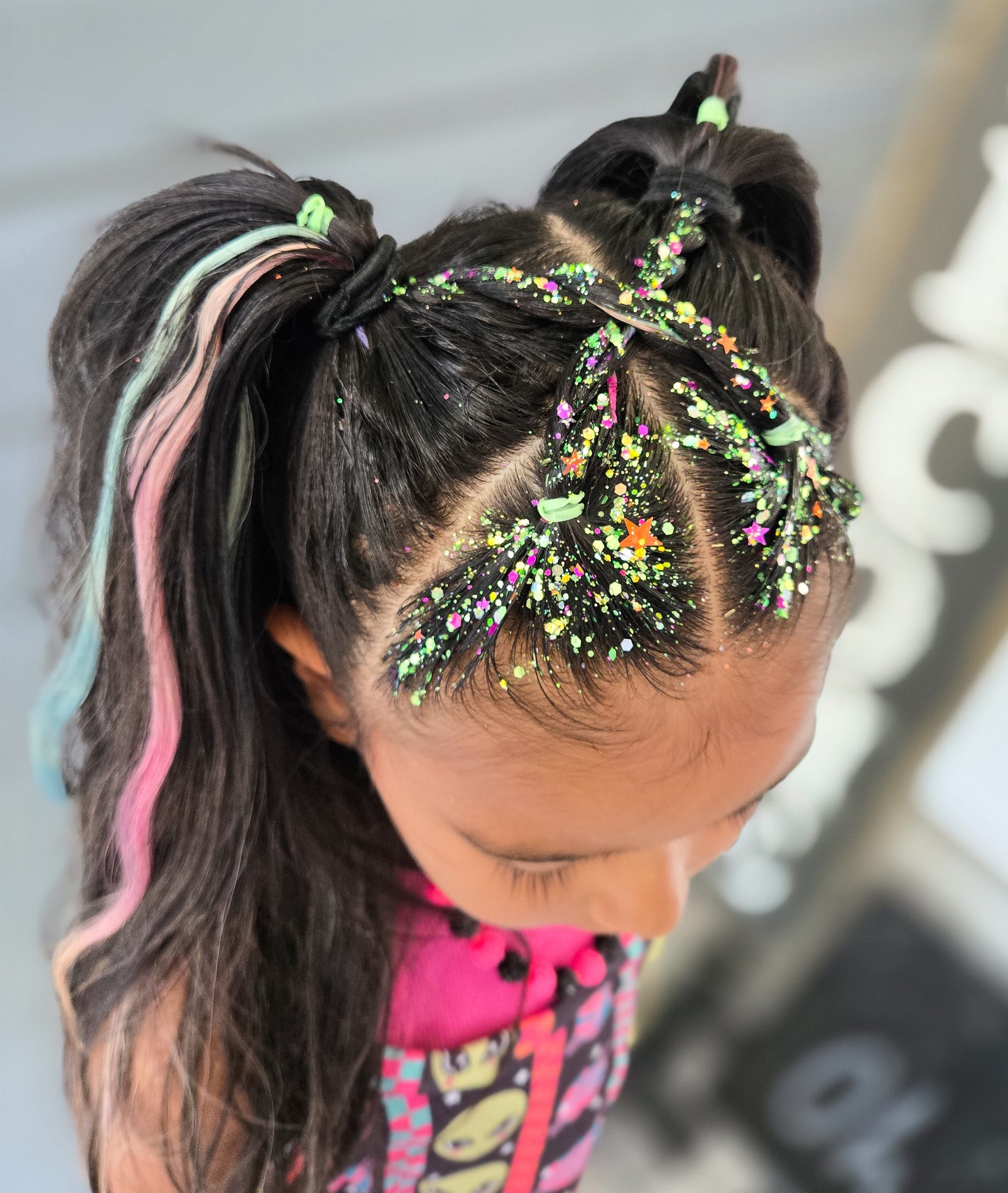 Stay Spooky Hair Glitter Stack