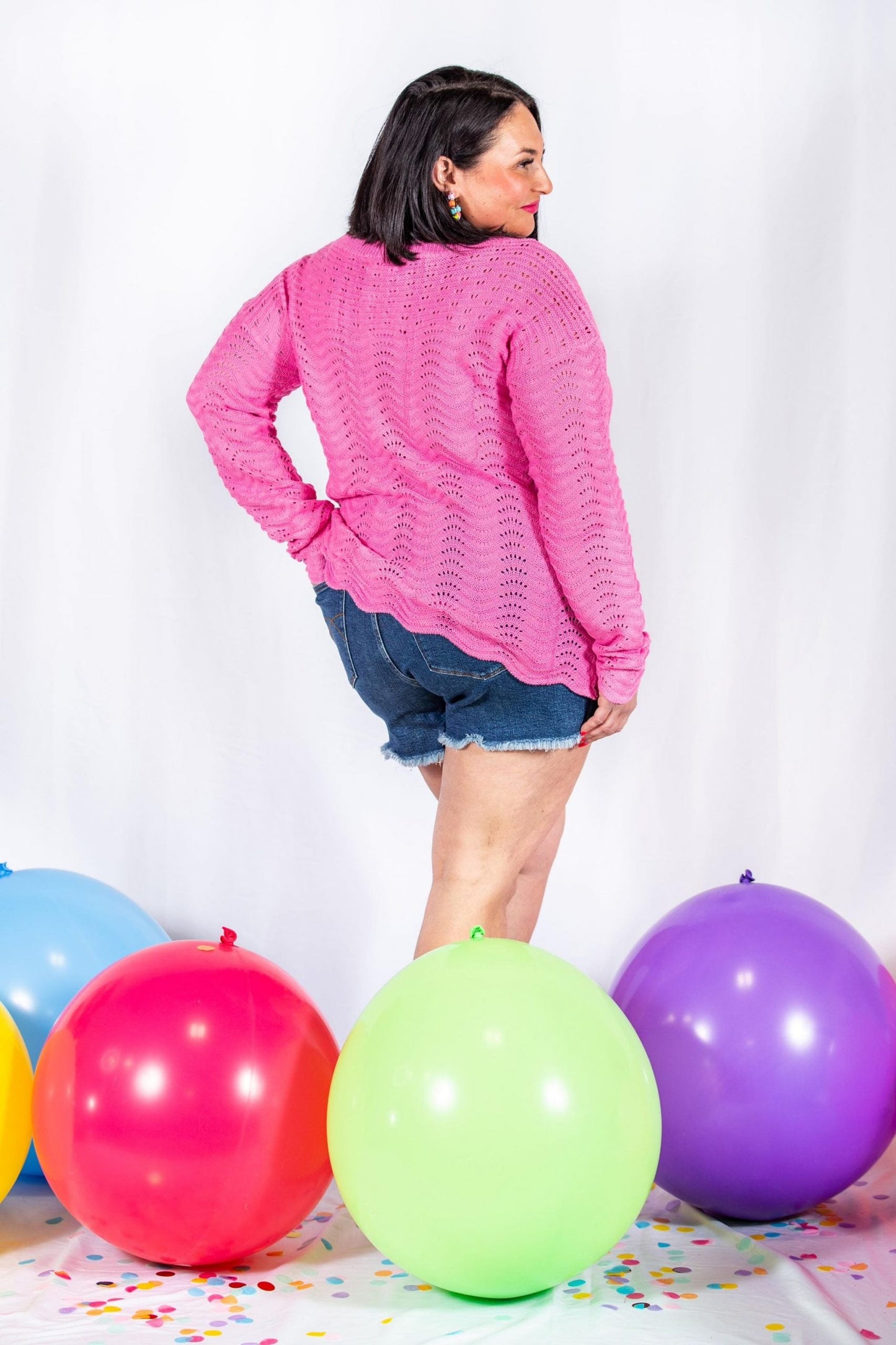 Cici Hallow Out Sweater (S-3X)