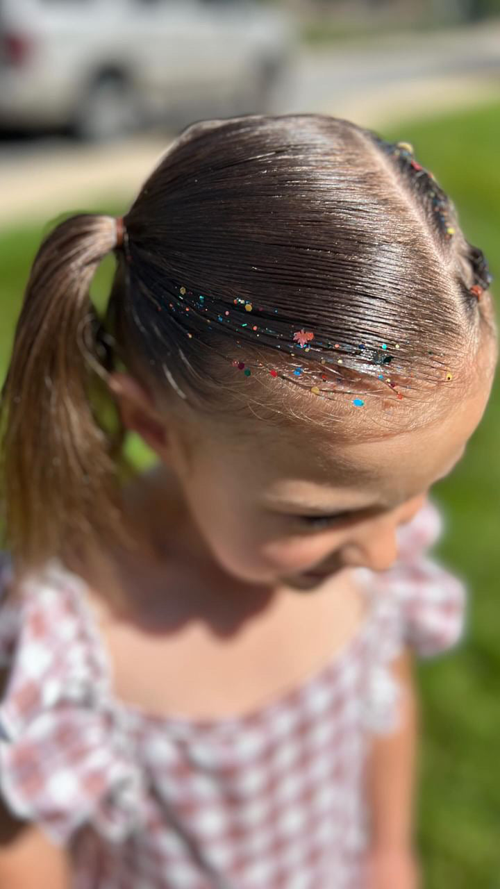 Raking Leaves Hair Glitter