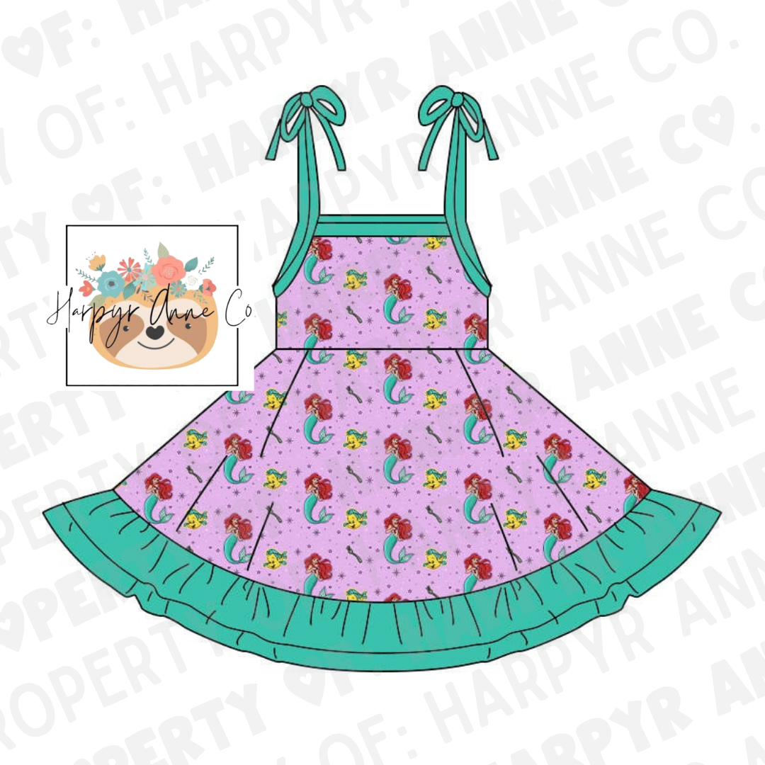 Mermaid Princess Tank Dress
