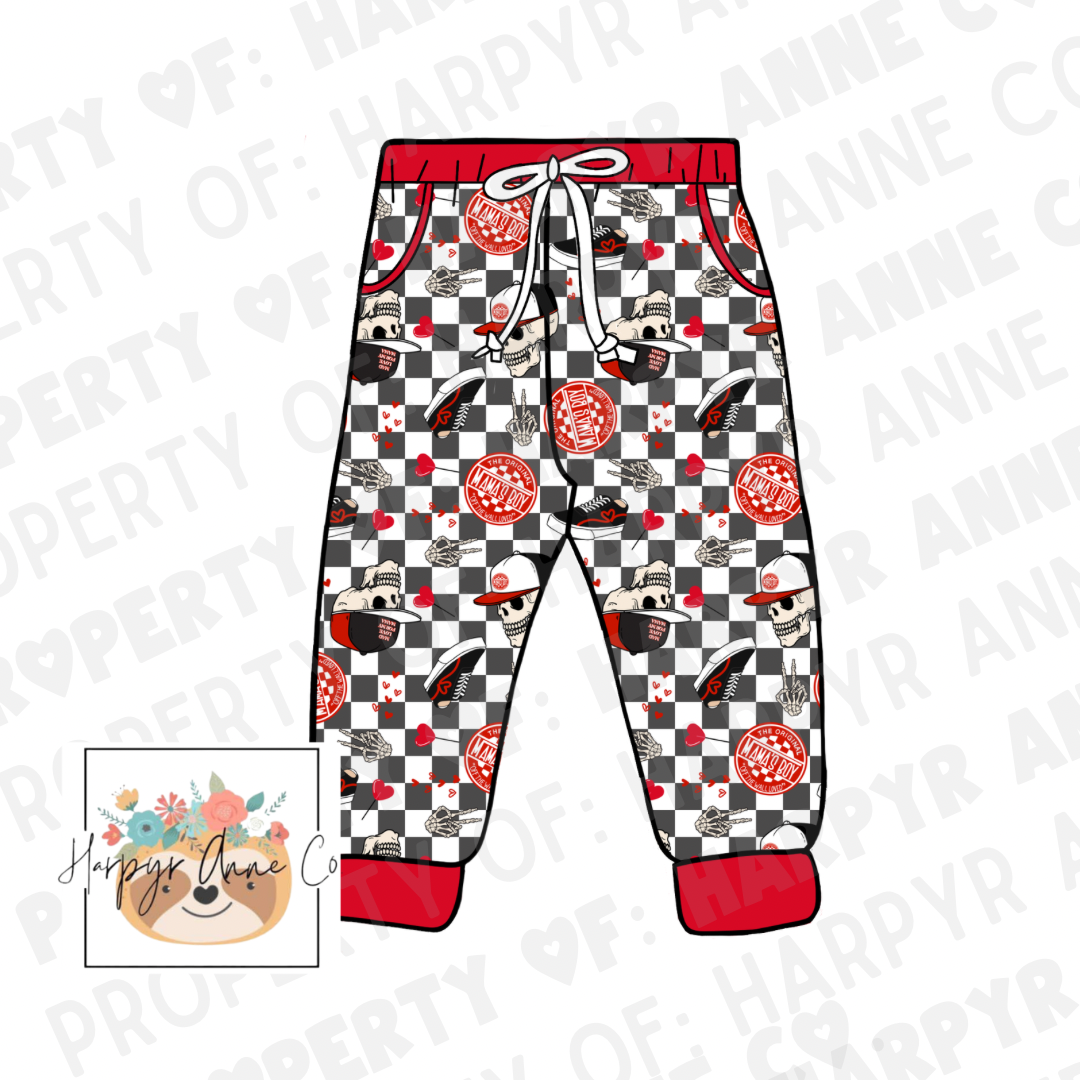 AMO Mama's Boy Joggers V-Day