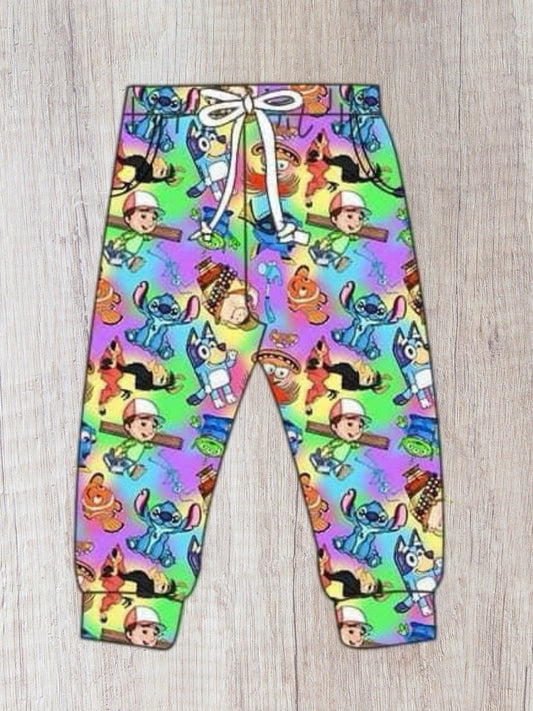 Tie Dye Characters Joggers