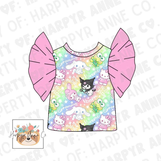 Pastel Kitty Flutter Sleeve