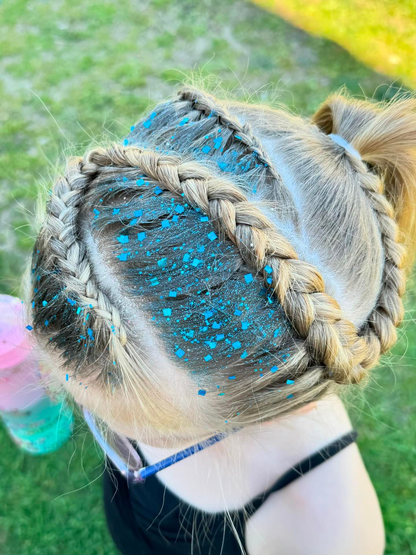 Bomb Pop Hair Glitter Stack