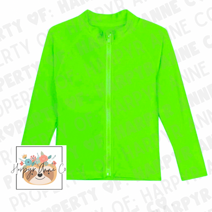 Green Swim Rashguard