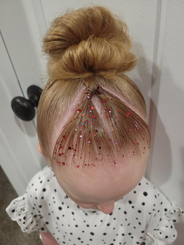 Tiny Hearts Hair Glitter