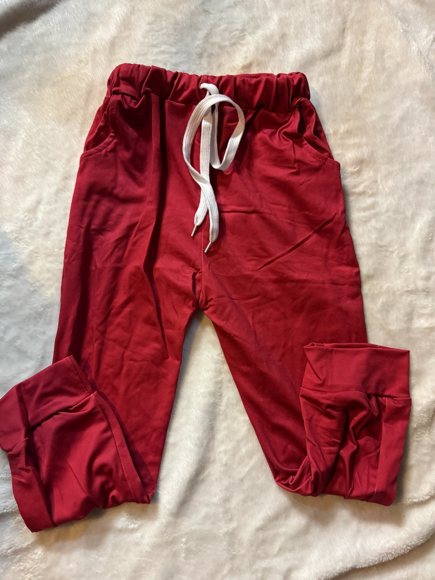 Red Joggers