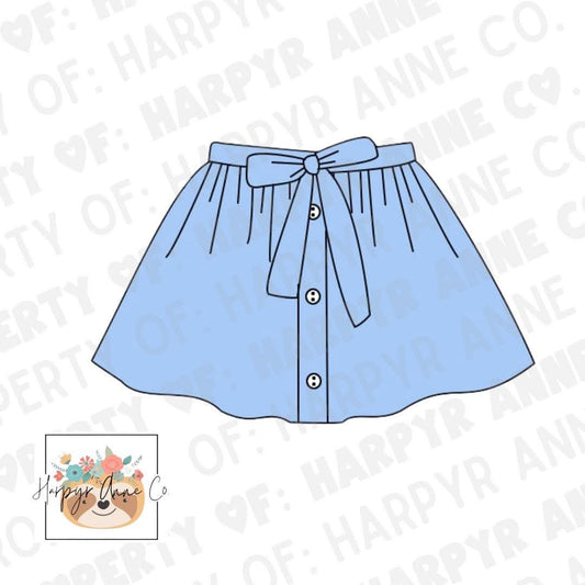 Light Blue Skort