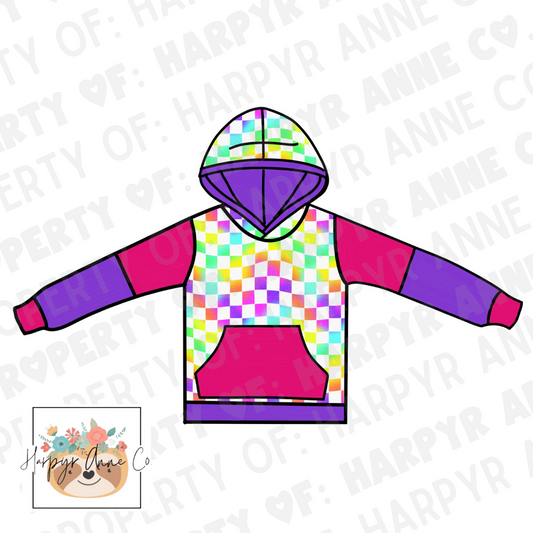 Checks Hoodie- GABBY