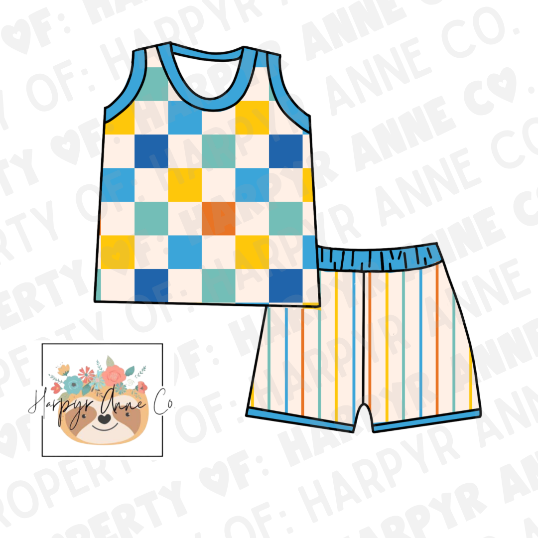 Boy Check Pajamas