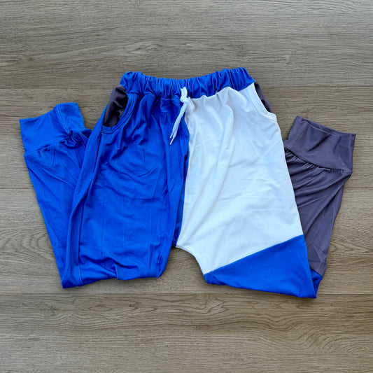 Blue White Gray Cargo