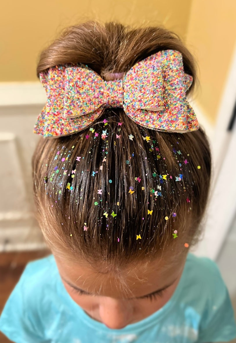 Rainbow Flutter Hair Glitter