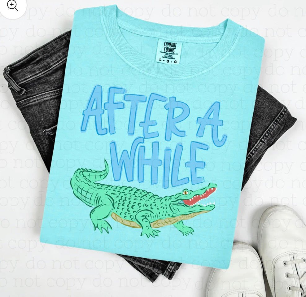 After A While Gator Blue Print