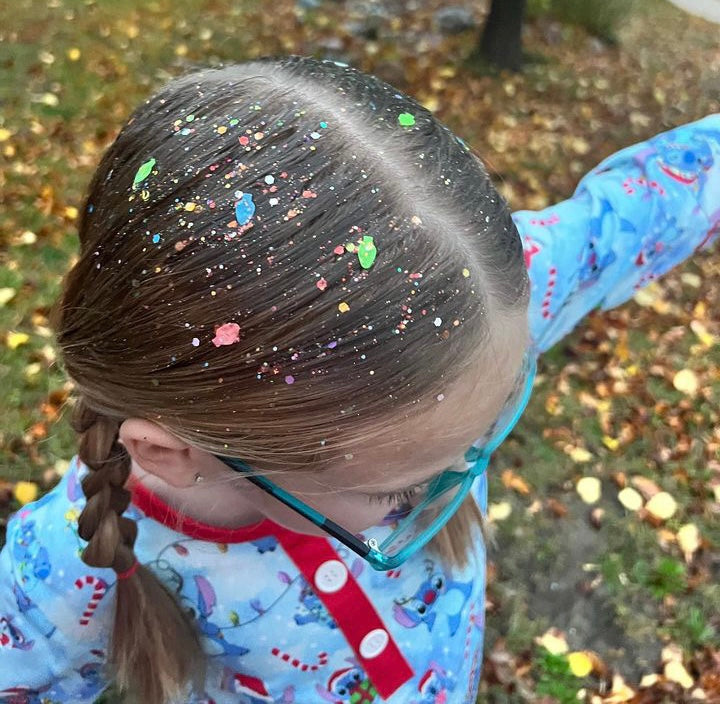 Merry and Bright Hair Glitter