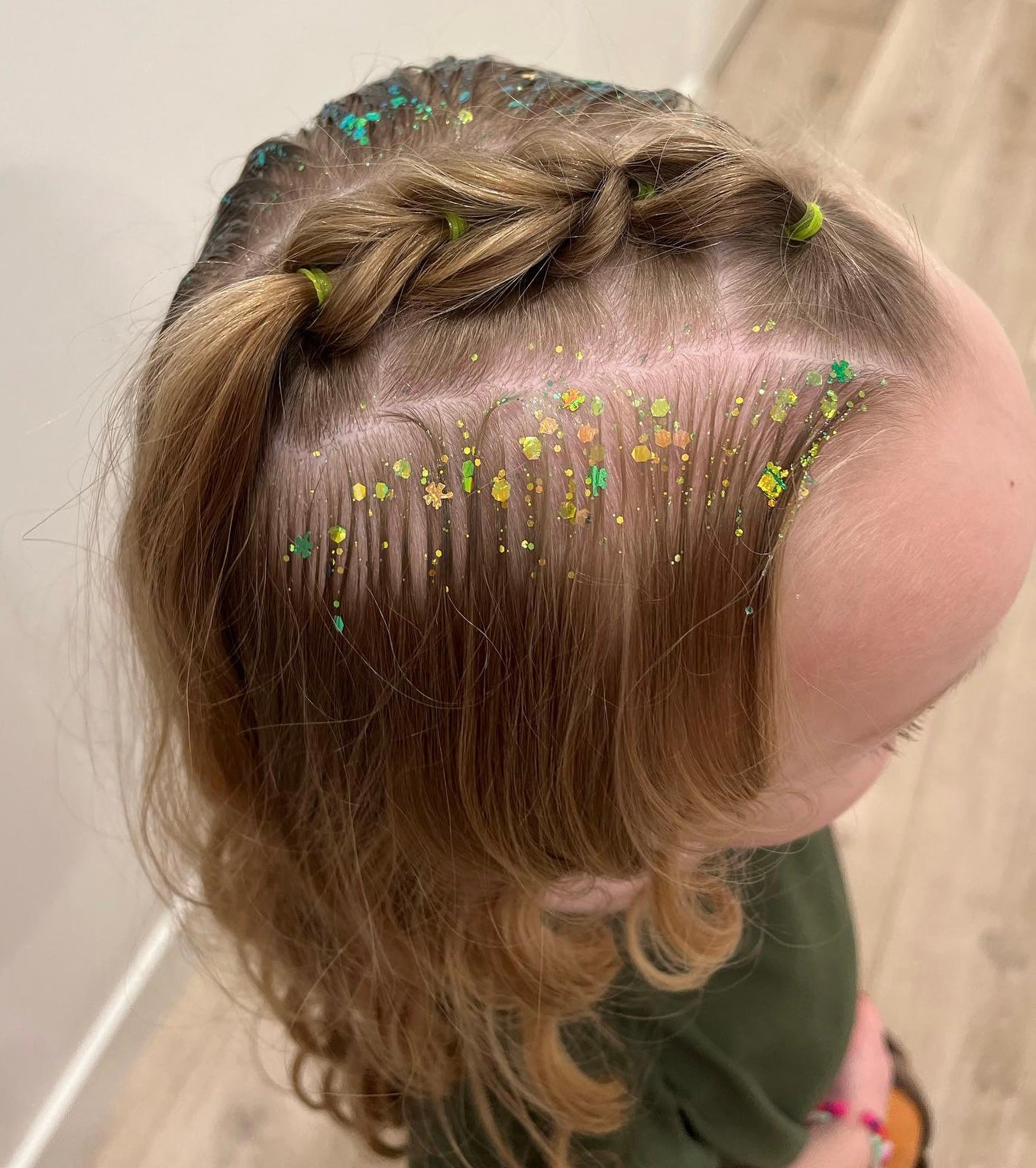 Shamrock & Roll Hair Glitter