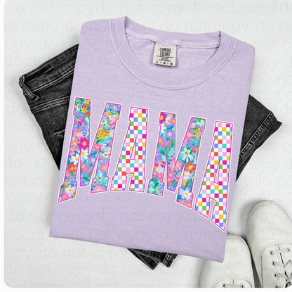 Mama Floral Checks