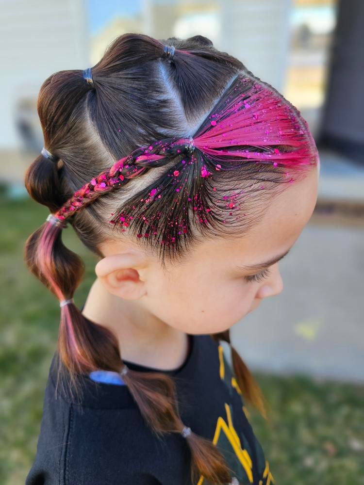 Kaleidoscope Hair Glitter Stack