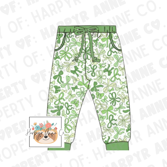 Shamrock Bows Joggers