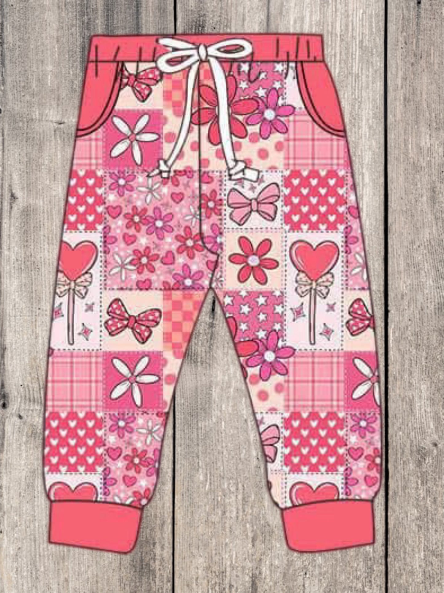 Quilted Love Joggers