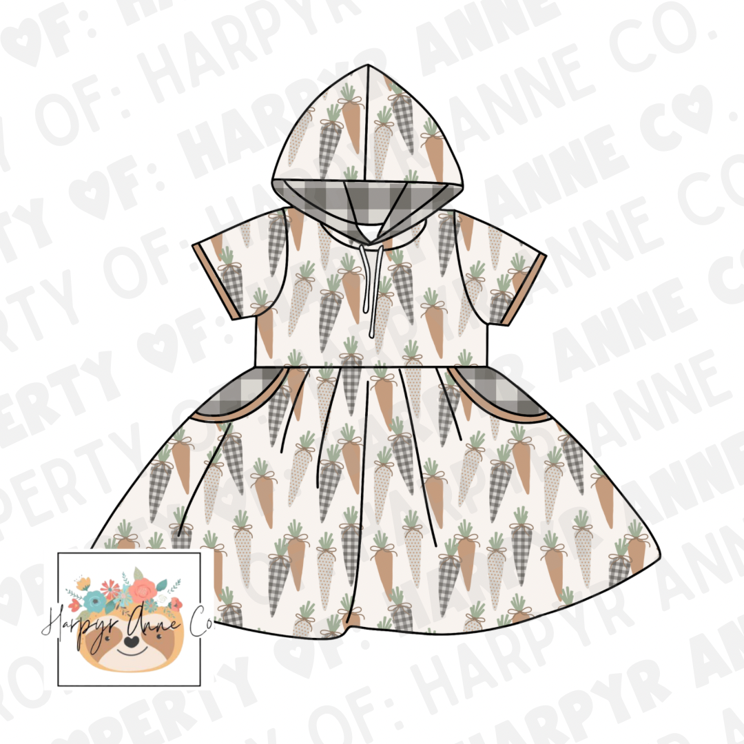 Carrot Easter Hooded Dress