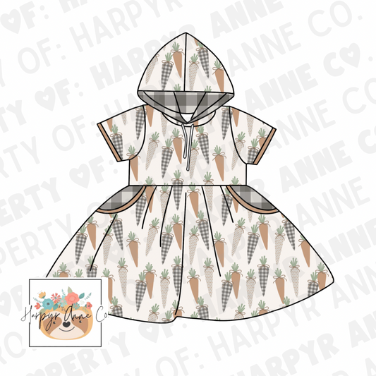 Carrot Easter Hooded Dress