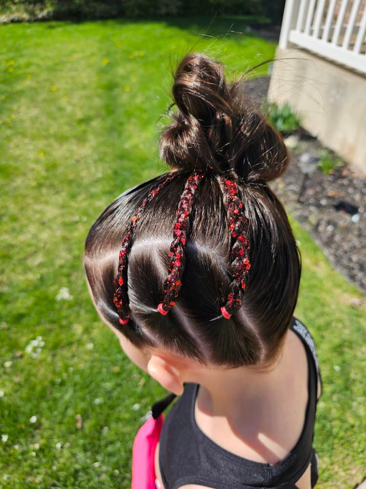 Bomb Pop Hair Glitter Stack