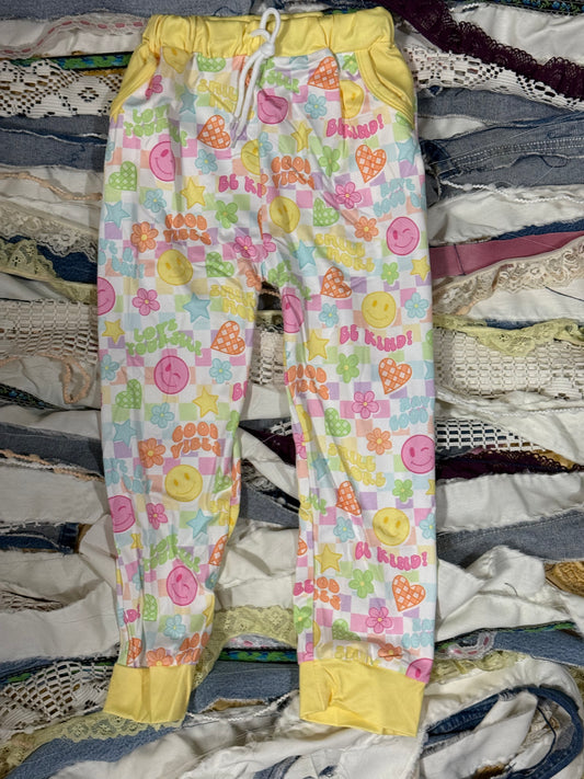 Good Vibes Checks Joggers